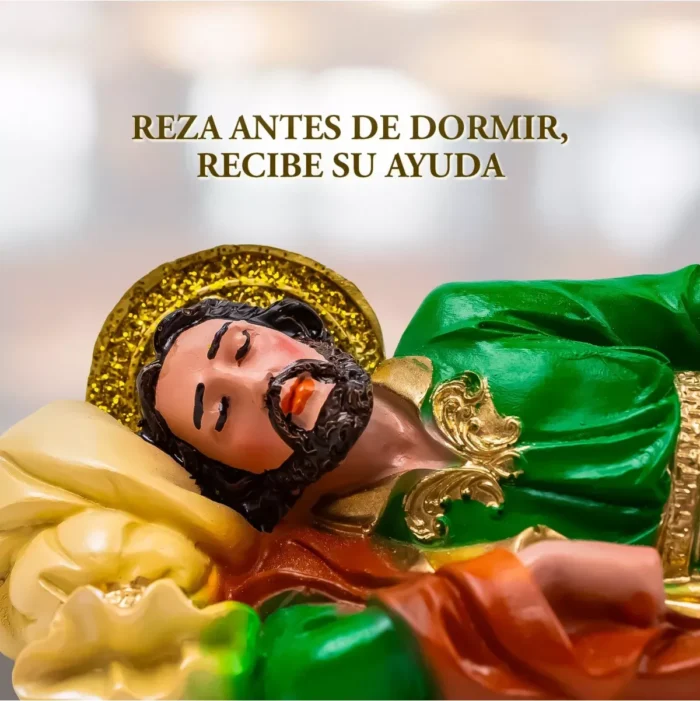 San Jose Dormido 19 Cm Figura Religiosa Proteccion Bendicion - Image 6