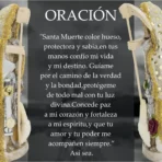 Santa Muerte Hueso 24 cm, figura vestida y curada para equilibrio espiritual - Image 6