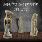 Santa Muerte Hueso 24 cm, figura vestida y curada para equilibrio espiritual - Image 8