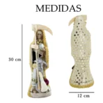 Santa Muerte Hueso 30 cm, figura vestida para paz y protección espiritual - Image 5