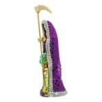 Santa Muerte Morada 15 cm, protección espiritual y corte energético - Image 3