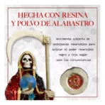 Santa Muerte Reversible 70 cm con Manto Mágico y Libro, figura poderosa de corte y protección - Image 8