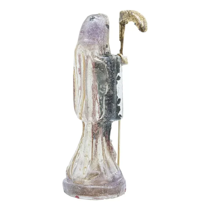 Santa Muerte Reversible Transparente 30 cm, figura para corte y protección espiritual - Image 4