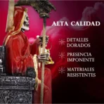 Santa Muerte Roja Suprema Amor 30 Cm Curada + Libro - Image 6