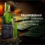 Santa Muerte Suprema Verde 30 cm, figura espiritual para sanación y equilibrio - Image 4