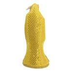 Santa Muerte Amarilla 24 cm, figura vestida para éxito y abundancia - Image 3