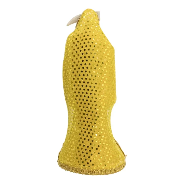Santa Muerte Amarilla 30 cm, figura vestida - Image 3