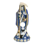 Santa Muerte Azul 24 cm