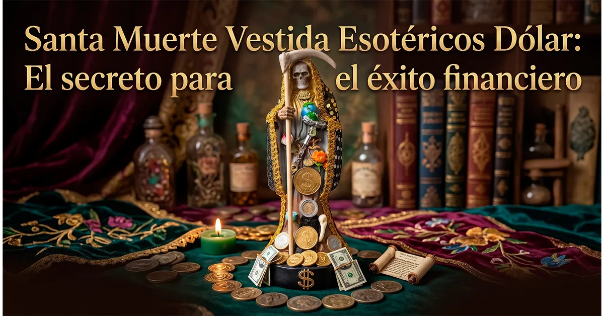 Santa Muerte Vestida Esotéricos Dóla