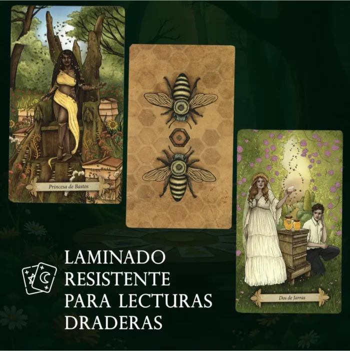Tarot de las Abejas 78 cartas guía impresa español - Image 6