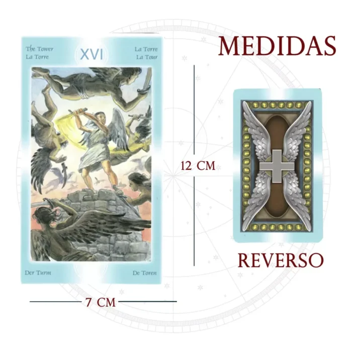 Tarot De Ángeles 78 Cartas Rider Waite + Guía Español - Image 3