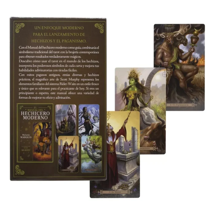 Tarot del hechicero moderno, 78 cartas simbólicas y manual en español - Image 7