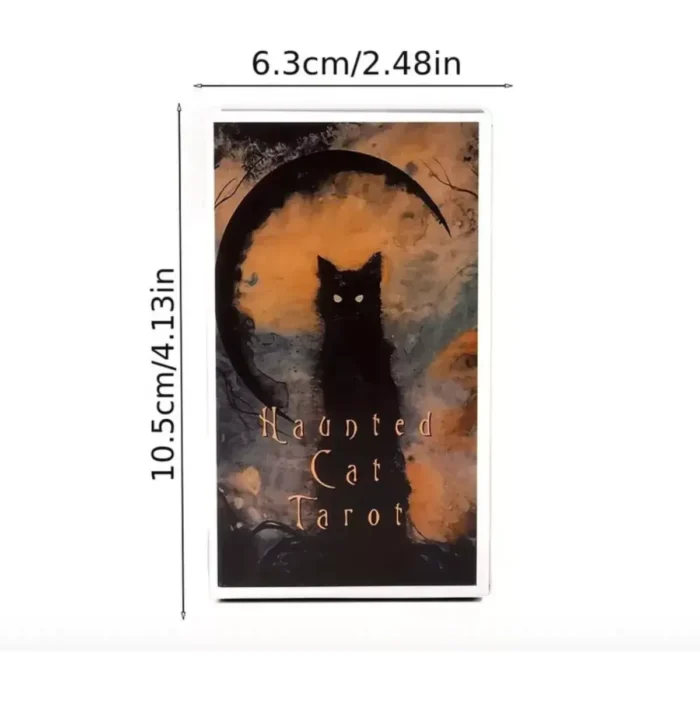 Tarot Haunted Cat 78 guía PDF lectura oscura - Image 2