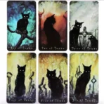 Tarot Haunted Cat 78 guía PDF lectura oscura - Image 4