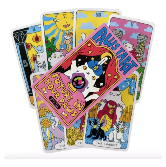 Tarot Paws, 78 cartas estilo Rider con guía digital - Image 3