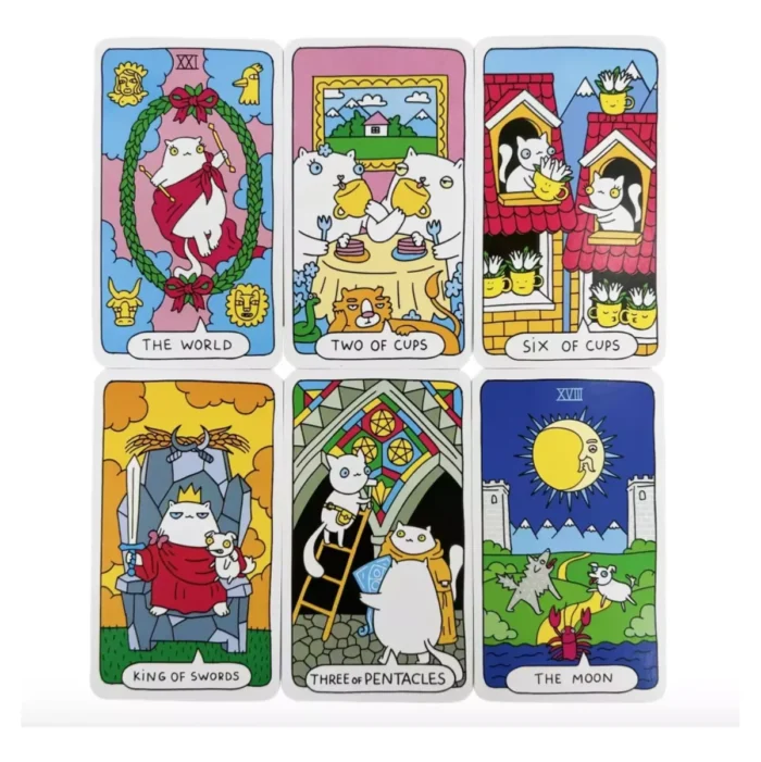 Tarot Paws, 78 cartas estilo Rider con guía digital - Image 5