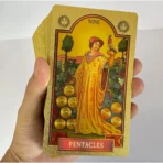 Tarot Dorado Eclipse Rider Waite 78 cartas flexibles - Image 3