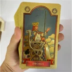 Tarot Dorado Eclipse Rider Waite 78 cartas flexibles - Image 6