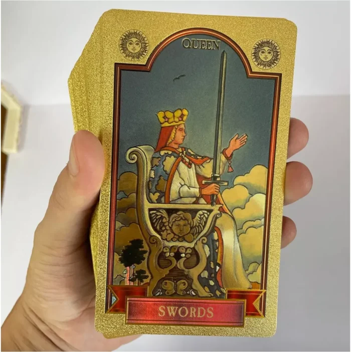Tarot Dorado Eclipse Rider Waite 78 cartas flexibles - Image 6