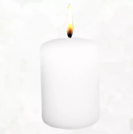 Vela Blanca Velón 10 cm