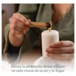 Vela Blanca Velón 10 cm, ritual de limpieza, paz y armonía - Image 7