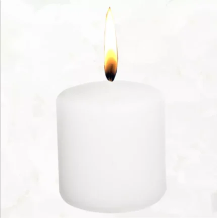 Vela Blanca Velón 8 cm