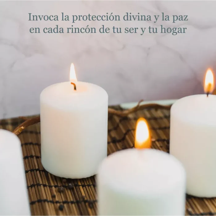 Vela Blanca Velón 8 cm, ritual de armonía, luz y limpieza espiritual - Image 8