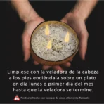 Veladora Coco Elegguá, triple mecha natural abrecaminos - Image 5