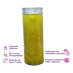 Veladora Gel Coco Elegguá – Abrecaminos, Protección y Devoción Espiritual - Image 4
