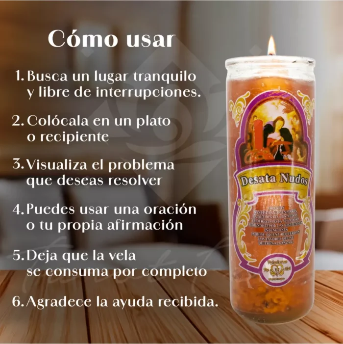 Veladora Desata Nudos – Ritual Efectivo para Cortar Bloqueos - Image 7
