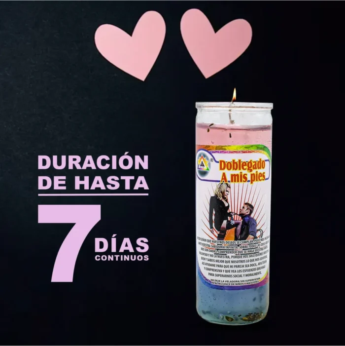 Veladora Doblegado a Mis Pies – Ritual Poderoso de Amor y Deseo - Image 5