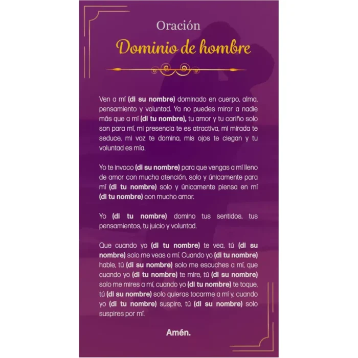 Veladora Gel Dominio Hombre Ritual de Amarre, Poder y Control Simbólico - Image 6