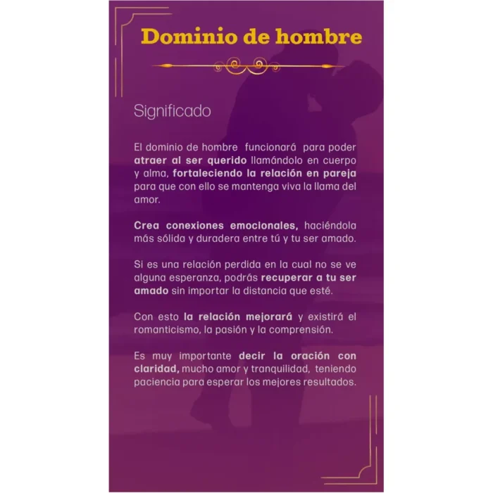 Veladora Gel Dominio Hombre Ritual de Amarre, Poder y Control Simbólico - Image 7