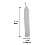 Velas para Santería 9 cm – Pack 100 Piezas para Ofrendas y Rituales - Image 3