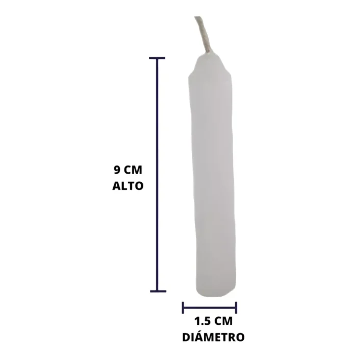Velas para Santería 9 cm – Pack 100 Piezas para Ofrendas y Rituales - Image 3