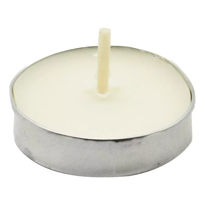 Velas Tealights Blancas, 50 piezas para rituales y ofrendas - Image 3