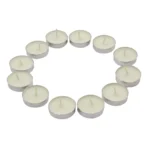 Velas Tealights Blancas, 50 piezas para rituales y ofrendas - Image 5