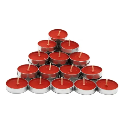 Velas Tealights Flotantes Rojas