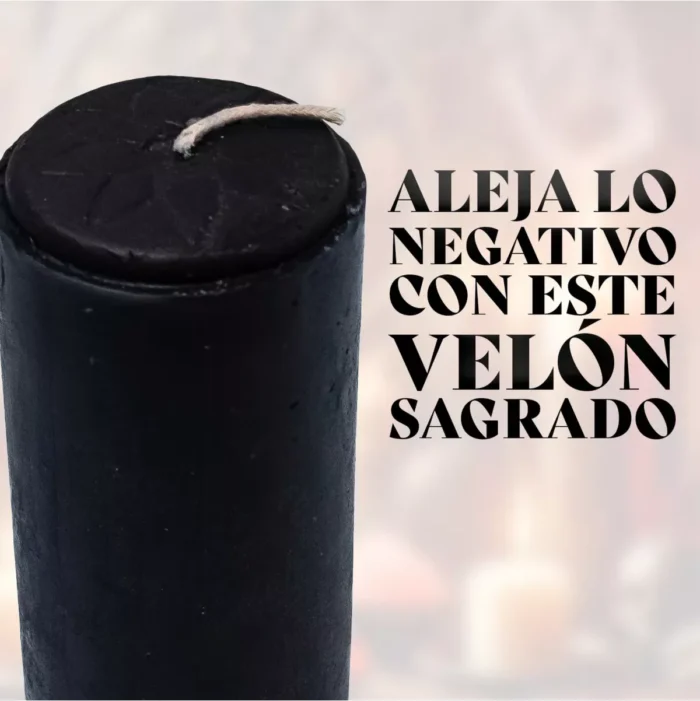 Velón Negro Quita Brujerías – Ritual de Corte y Protección - Image 2