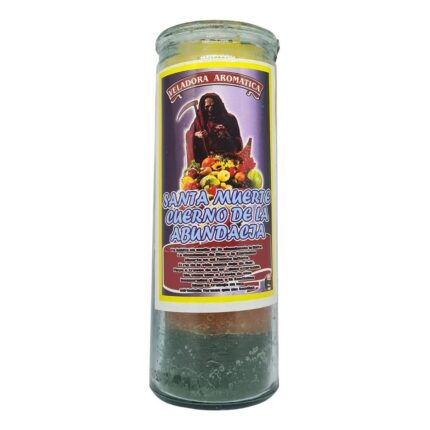 Veladora Santa Muerte Cuerno de la Abundancia | Aromática