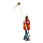 Santa Muerte Negra 10 cm | Protección y Resguardo