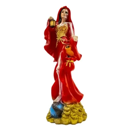 Santa Muerte Roja Encarnada | Prosperidad y Amor