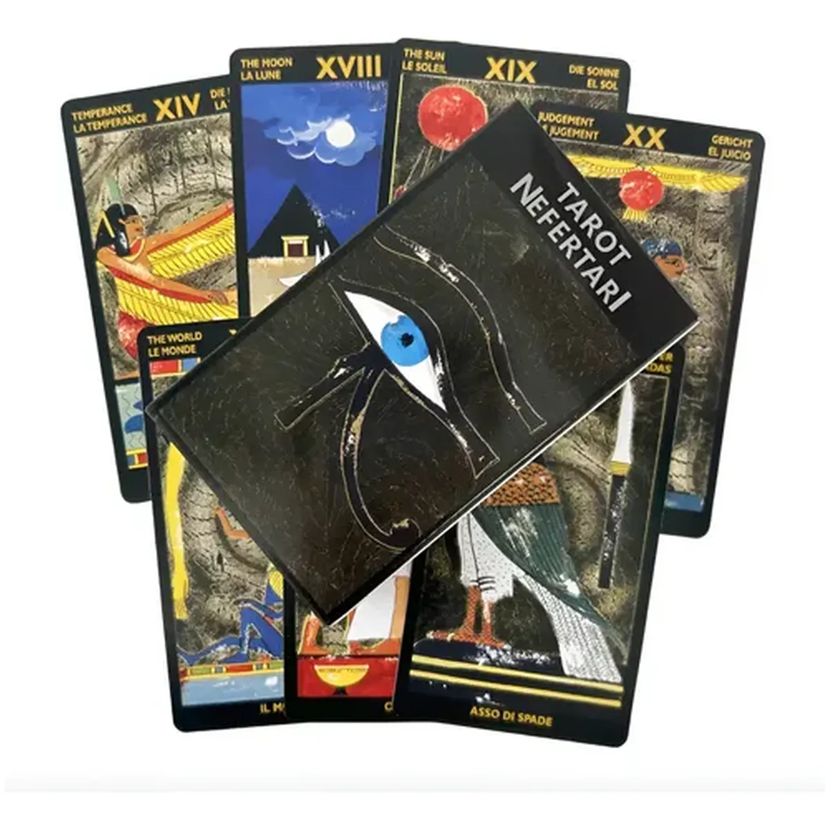 Tarot Nefertari | Silvana Alasia | 78 Cartas | Edición Pocket Tarot Nefertari | Silvana Alasia | 78 Cartas | Edición Pocket