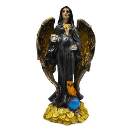 Santa Muerte Encarnada Embarazada | Alada Negra