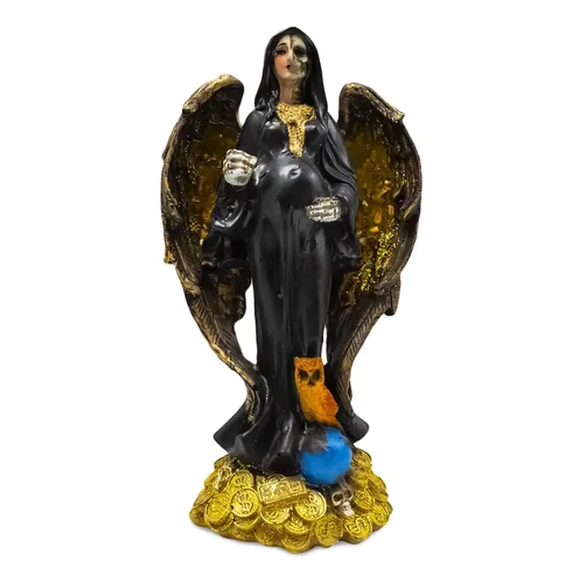 Santa Muerte Encarnada Embarazada | Alada Negra Santa Muerte Encarnada Embarazada | Alada Negra