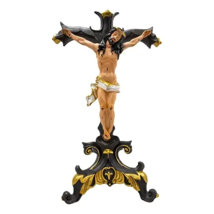 Cristo Crucifijo con Base 43 cm | Figura de Altar