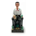 Figura Jesús Malverde en Trono Dorado | Protección y Fe AGOTADO
