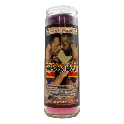 Veladora Amor Gay con Aroma | Atracción y Unión Real de Pareja