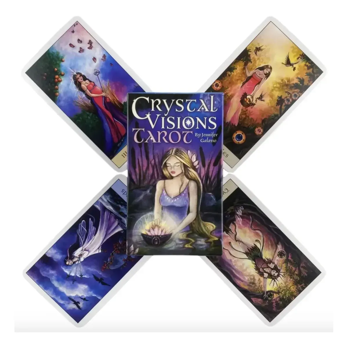 Crystal Visions Tarot | Jennifer Galasso | Edición de Bolsillo Crystal Visions Tarot | Jennifer Galasso | Edición de Bolsillo