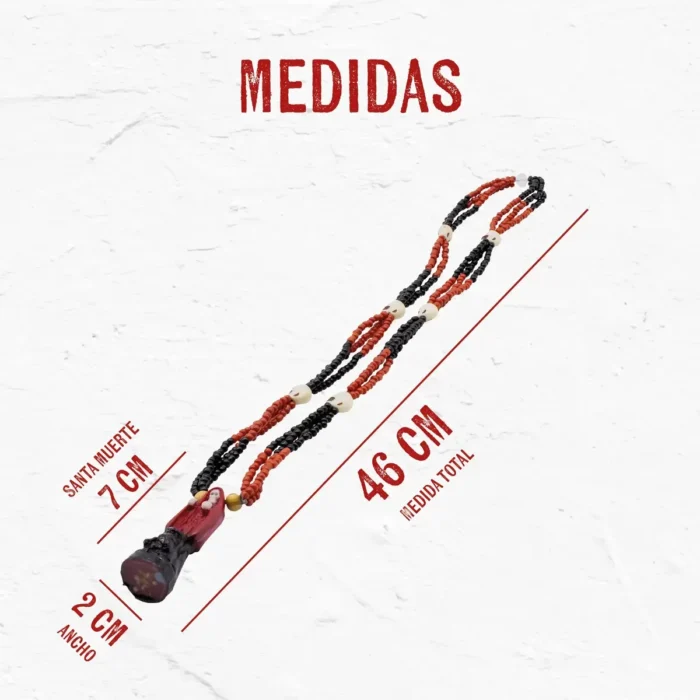Mazo Santa Muerte Reversible | Contra Envidias y Daños 47 cm - Image 3